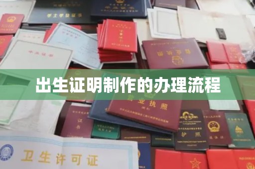 西夏出生证明制作的办理流程
