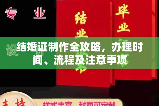 西夏结婚证制作全攻略，办理时间、流程及注意事项