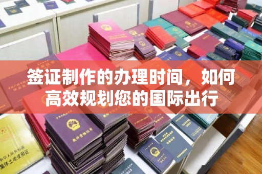 西夏签证制作的办理时间，如何高效规划您的国际出行