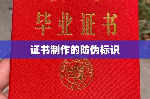 西夏证书制作的防伪标识