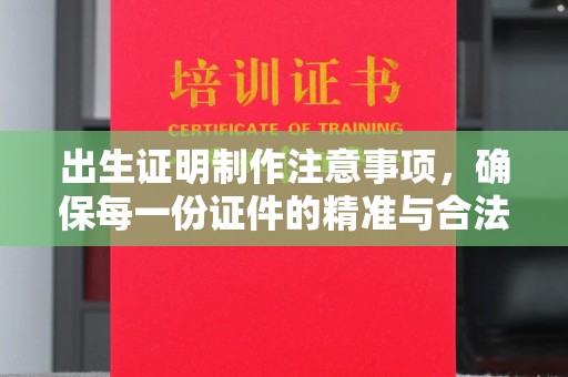 西夏出生证明制作注意事项，确保每一份证件的精准与合法