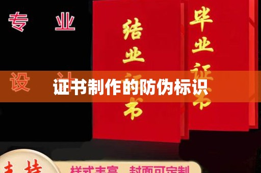 西夏证书制作的防伪标识