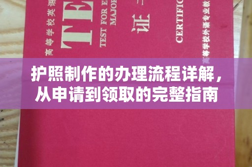 西夏护照制作的办理流程详解，从申请到领取的完整指南