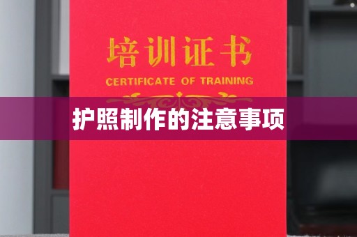 西夏护照制作的注意事项