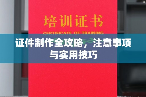西夏证件制作全攻略，注意事项与实用技巧