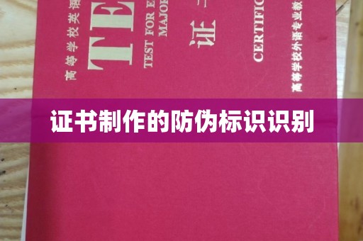 西夏证书制作的防伪标识识别